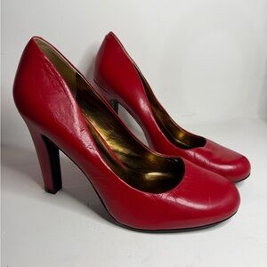 2000’s Jessica Simpson Chili Red pumps
